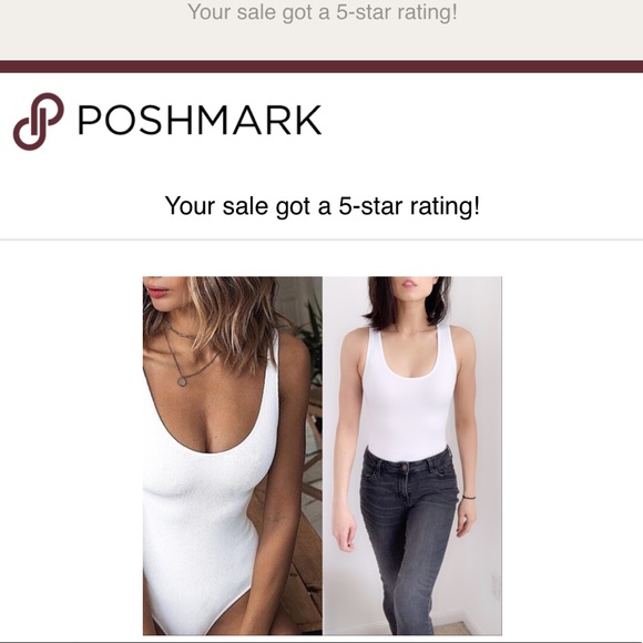 NEW WHITE SEAMLESS BODYSUIT - Picture 4 of 16